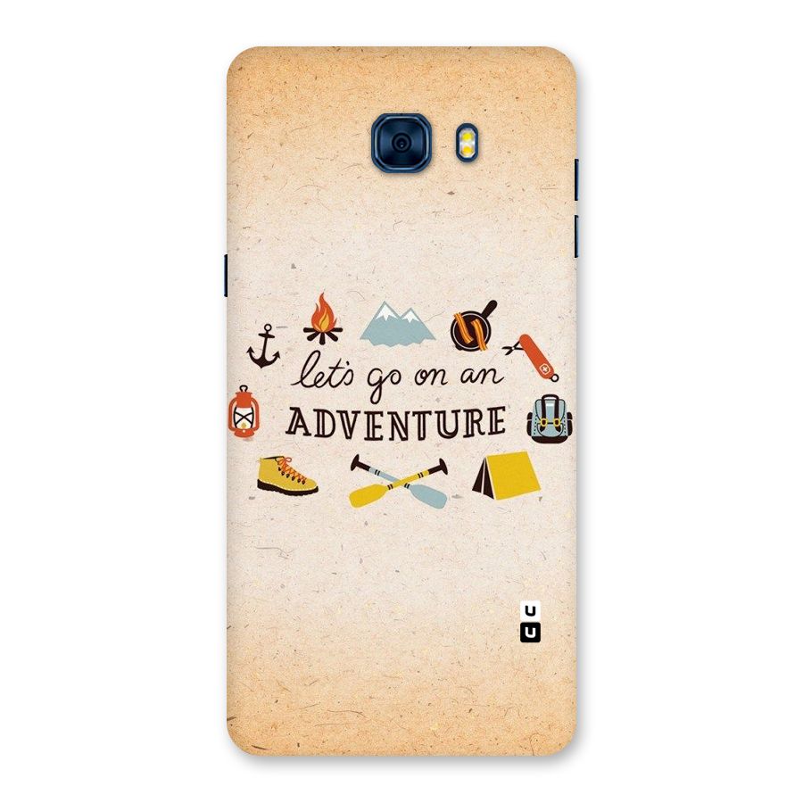 Lets Adventure Life Back Case for Galaxy C7 Pro