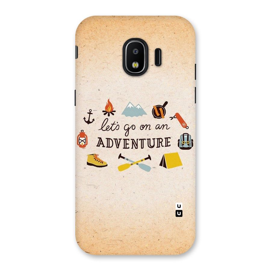 Lets Adventure Life Back Case for Galaxy J2 Pro 2018