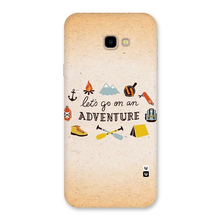 Lets Adventure Life Back Case for Galaxy J4 Plus