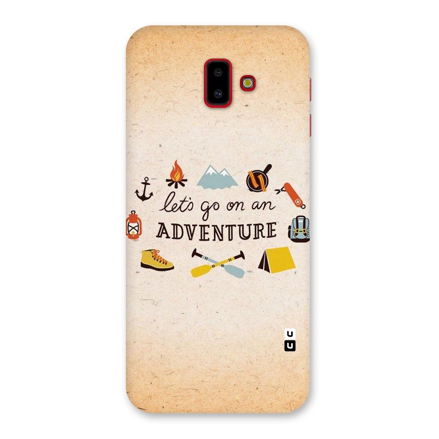 Lets Adventure Life Back Case for Galaxy J6 Plus