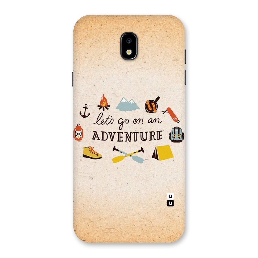 Lets Adventure Life Back Case for Galaxy J7 Pro