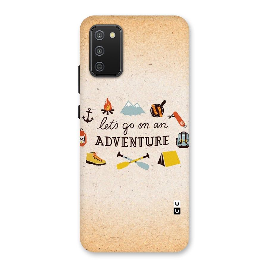 Lets Adventure Life Back Case for Galaxy M02s