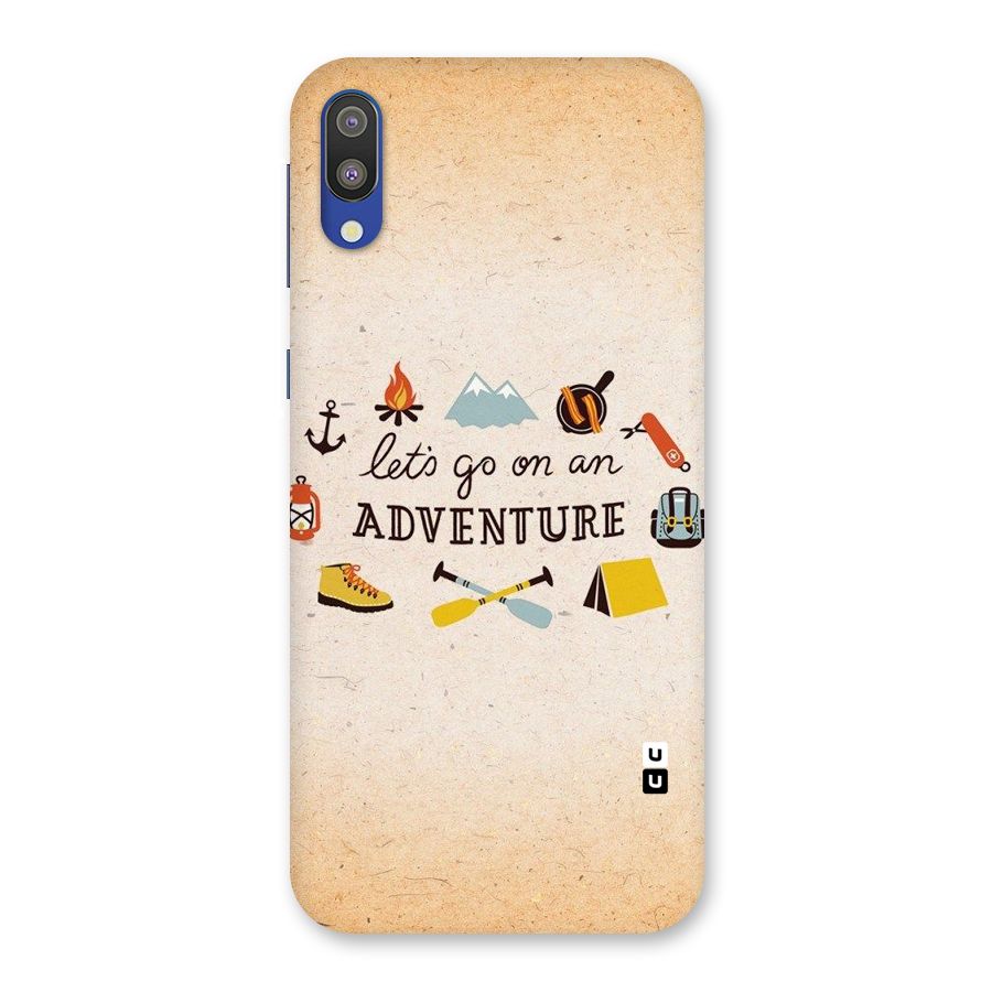 Lets Adventure Life Back Case for Galaxy M10