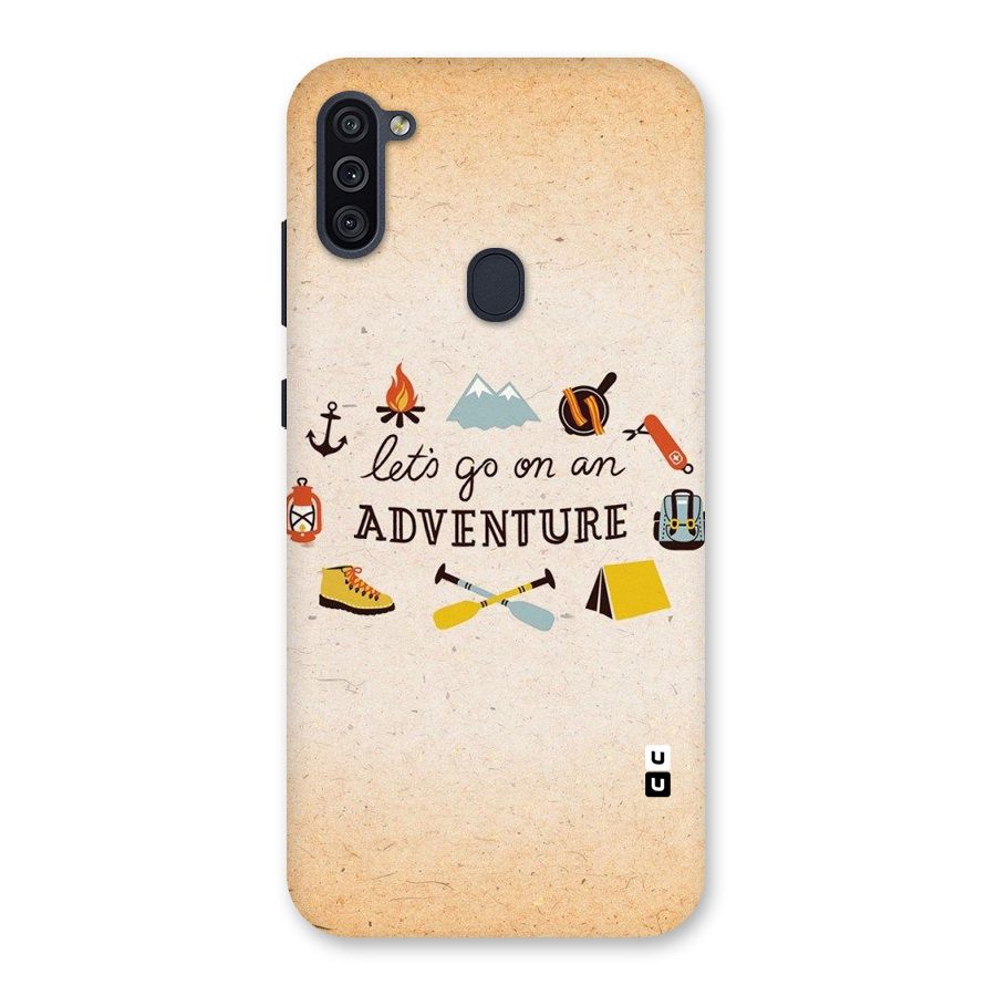 Lets Adventure Life Back Case for Galaxy M11