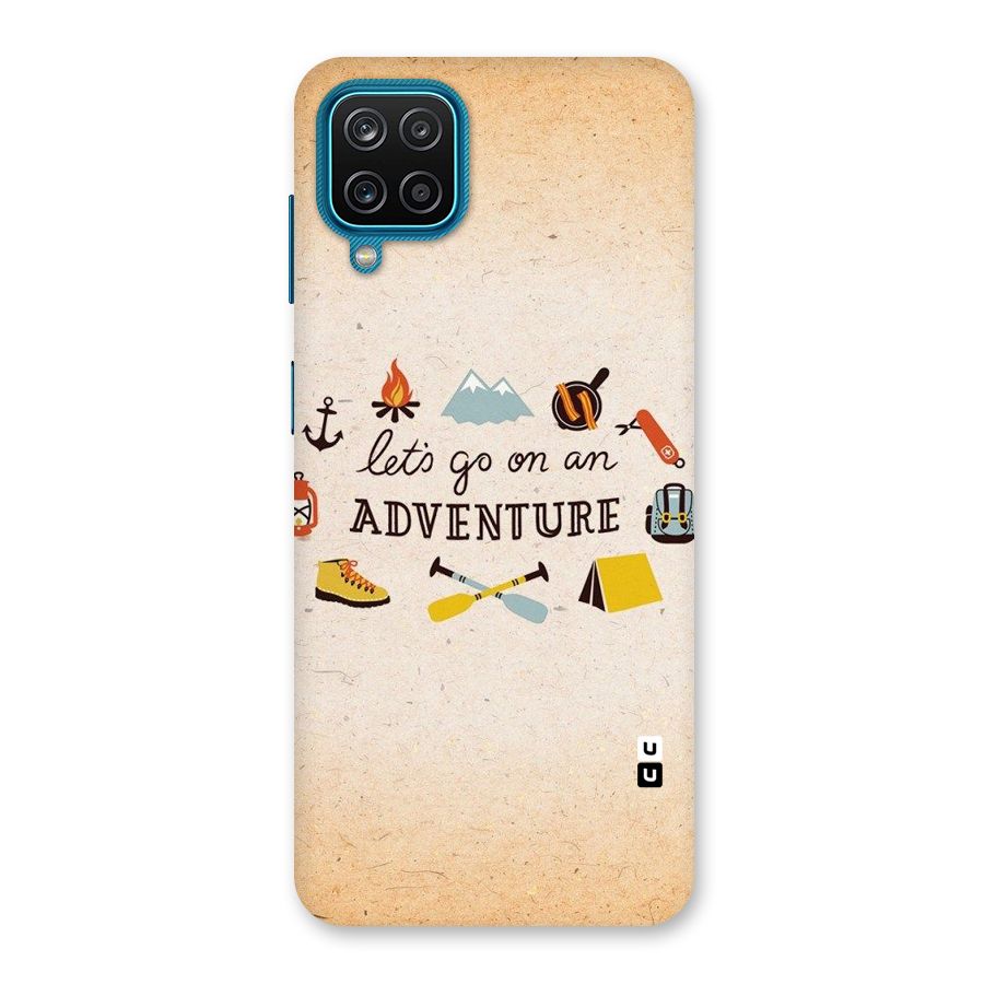 Lets Adventure Life Back Case for Galaxy M12