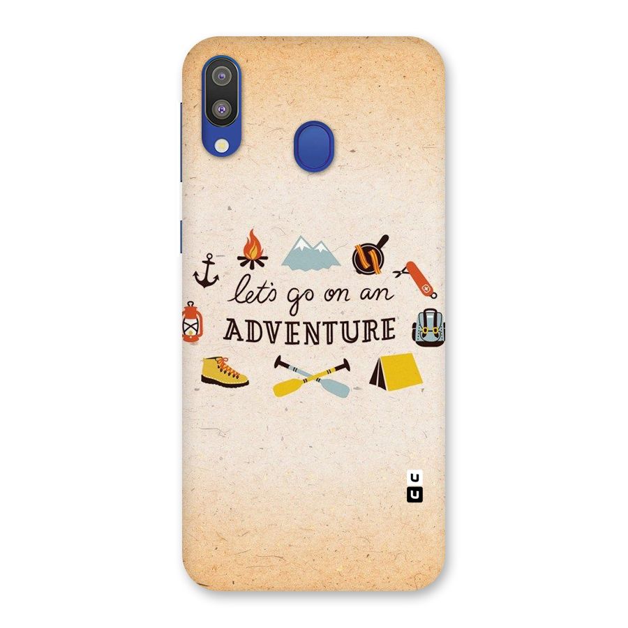 Lets Adventure Life Back Case for Galaxy M20