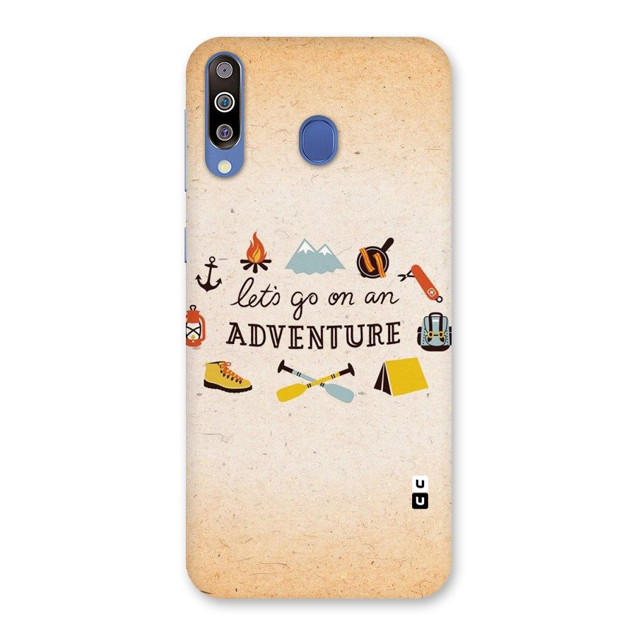 Lets Adventure Life Back Case for Galaxy M30