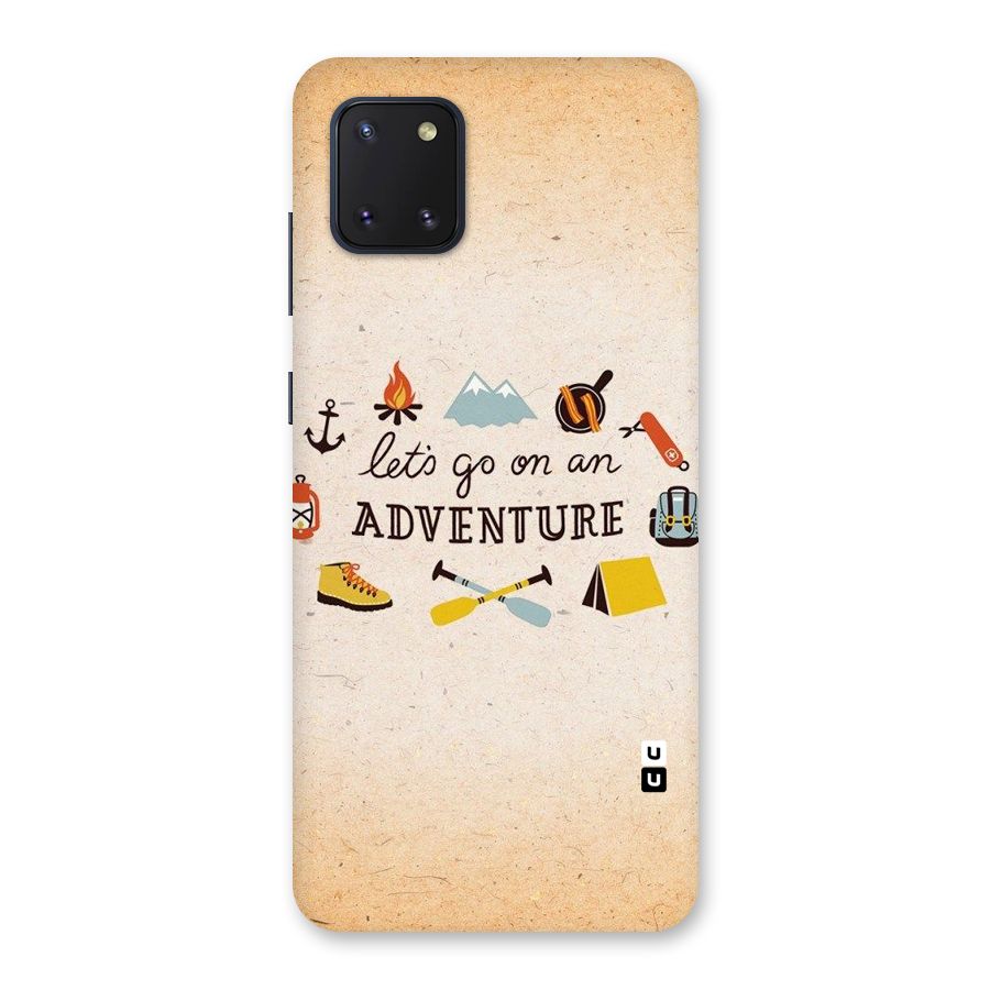 Lets Adventure Life Back Case for Galaxy Note 10 Lite