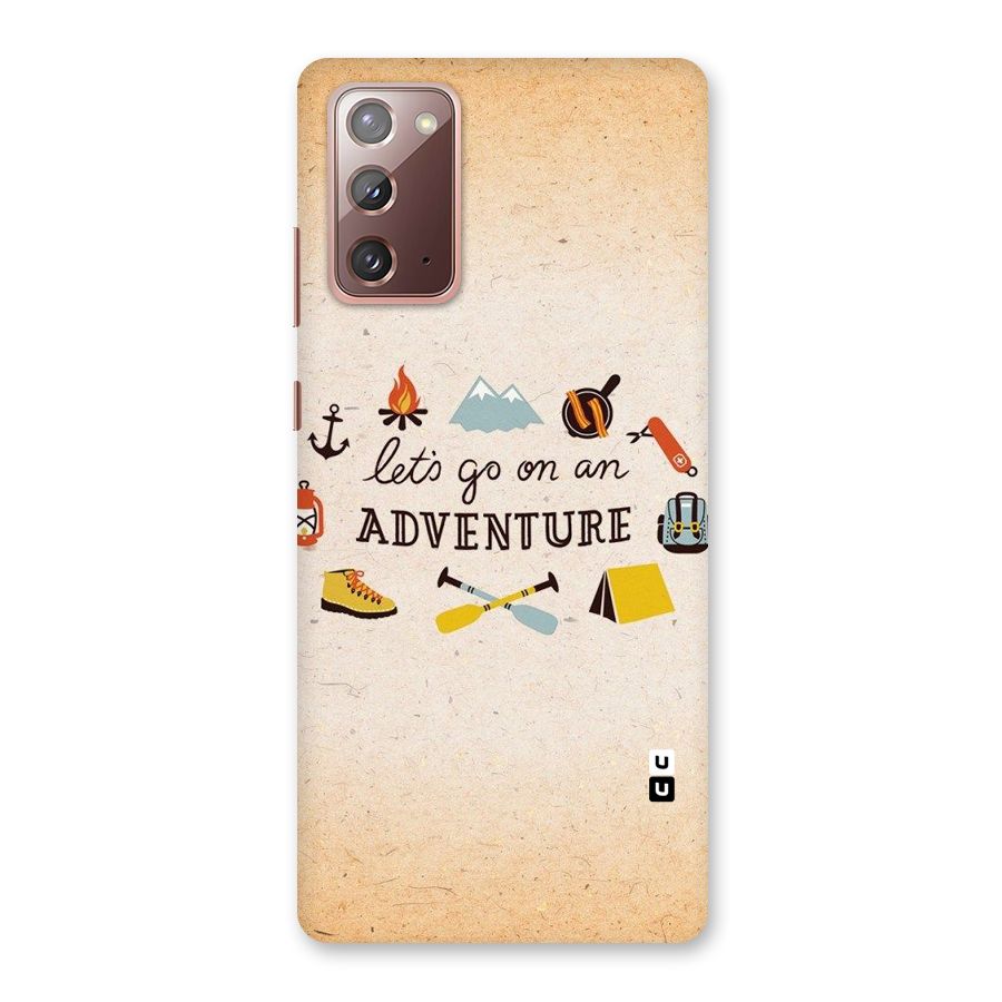 Lets Adventure Life Back Case for Galaxy Note 20