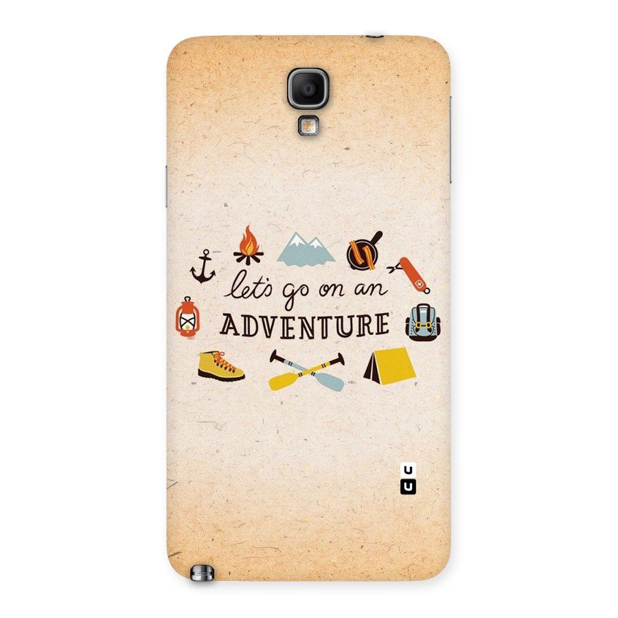 Lets Adventure Life Back Case for Galaxy Note 3 Neo