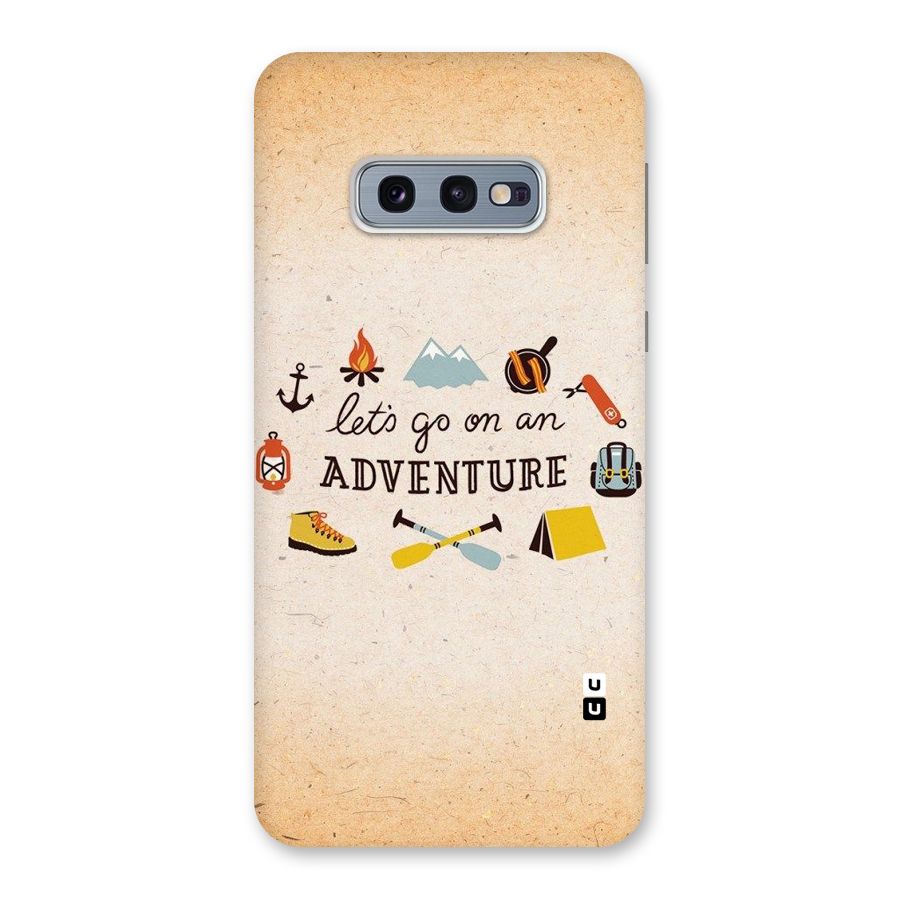 Lets Adventure Life Back Case for Galaxy S10e