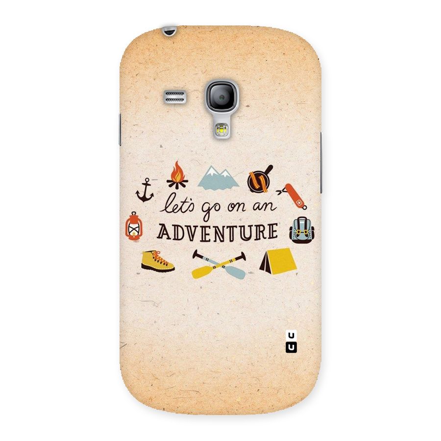 Lets Adventure Life Back Case for Galaxy S3 Mini