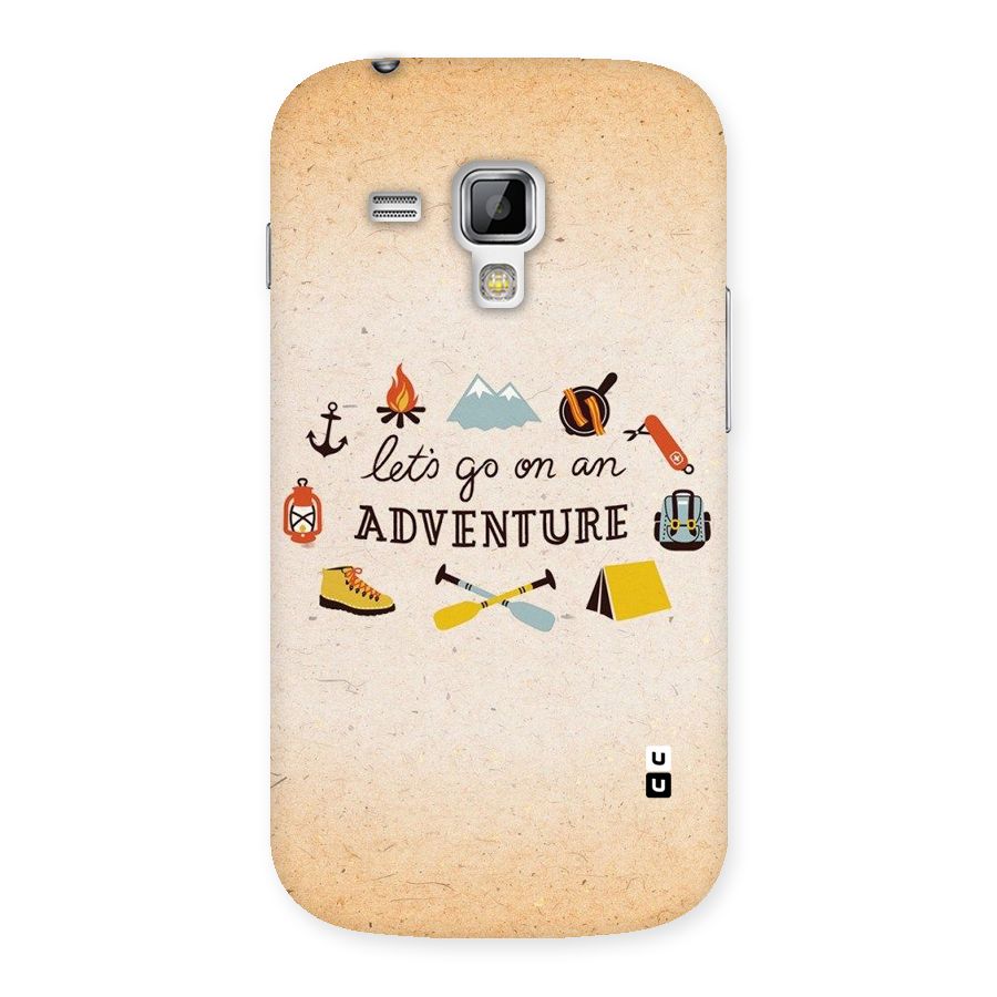 Lets Adventure Life Back Case for Galaxy S Duos