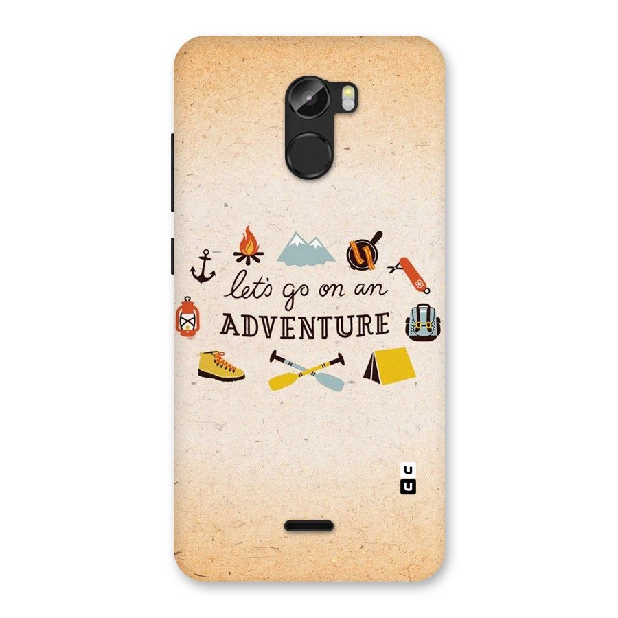Lets Adventure Life Back Case for Gionee X1