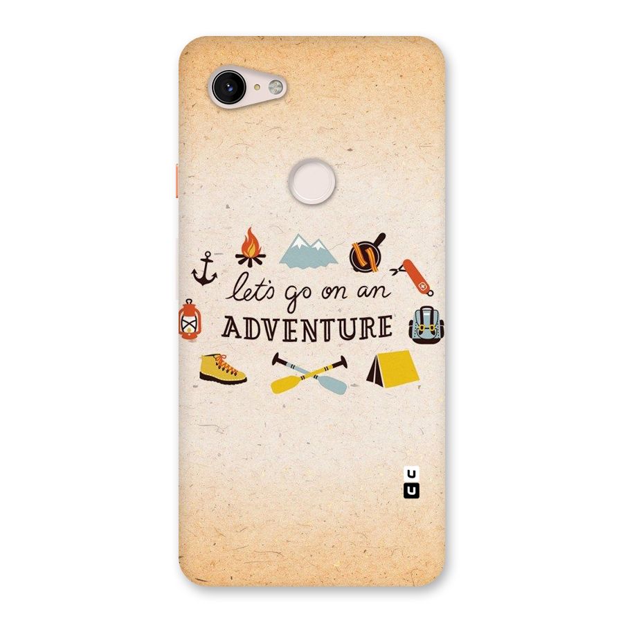 Lets Adventure Life Back Case for Google Pixel 3 XL