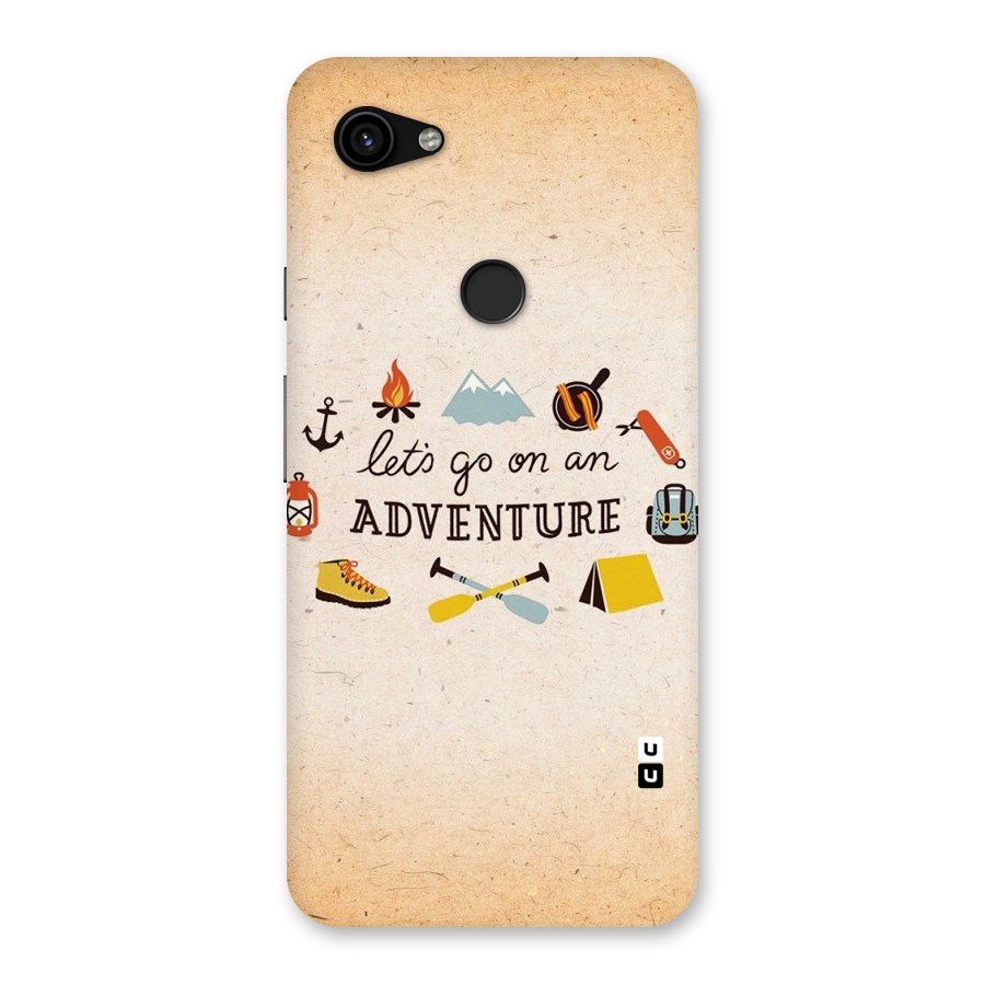 Lets Adventure Life Back Case for Google Pixel 3a XL