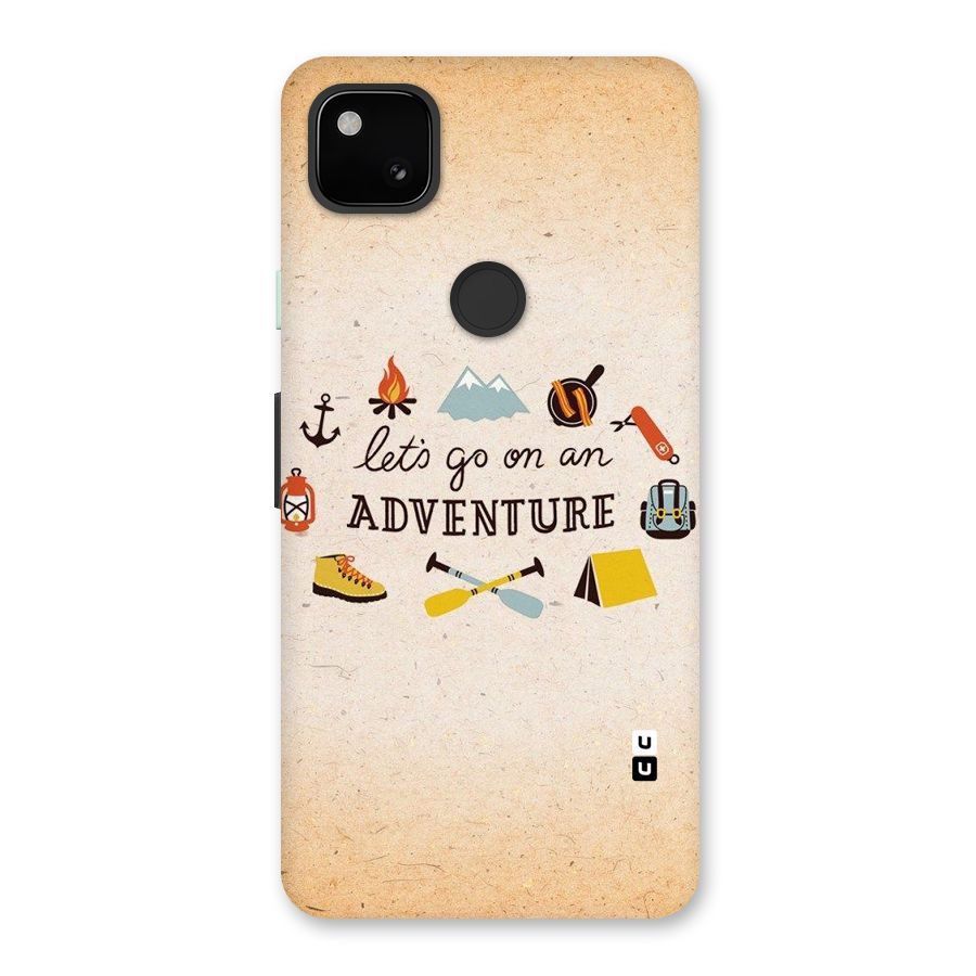 Lets Adventure Life Back Case for Google Pixel 4a