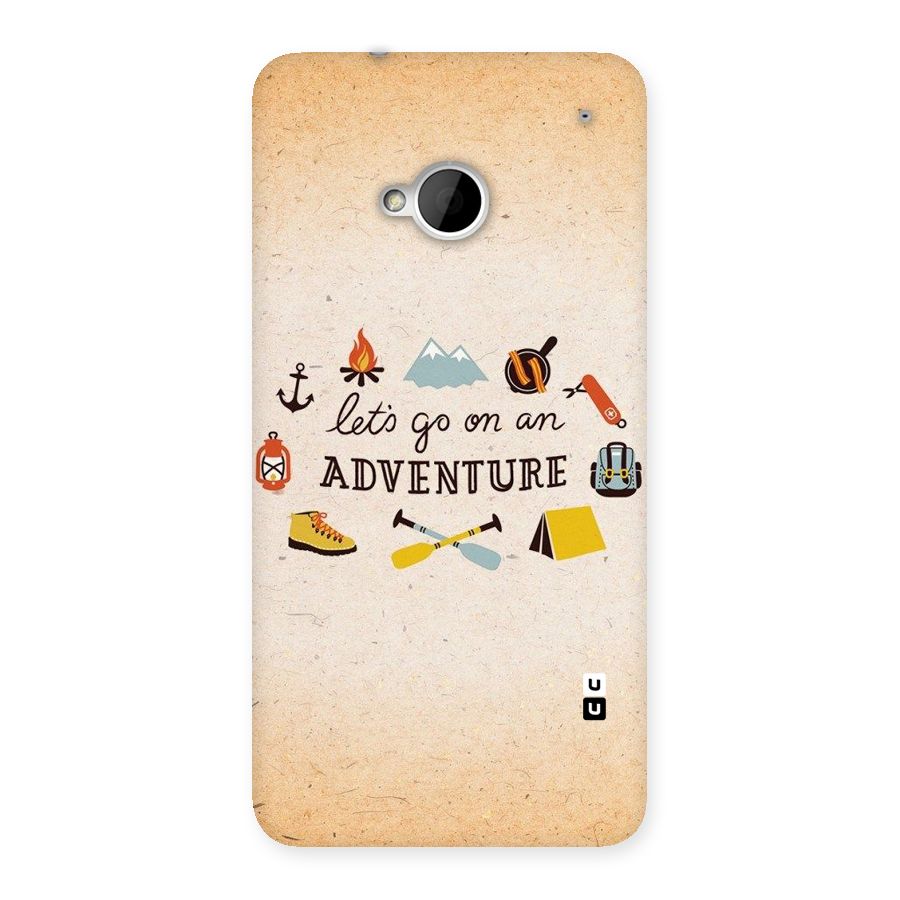 Lets Adventure Life Back Case for HTC One M7