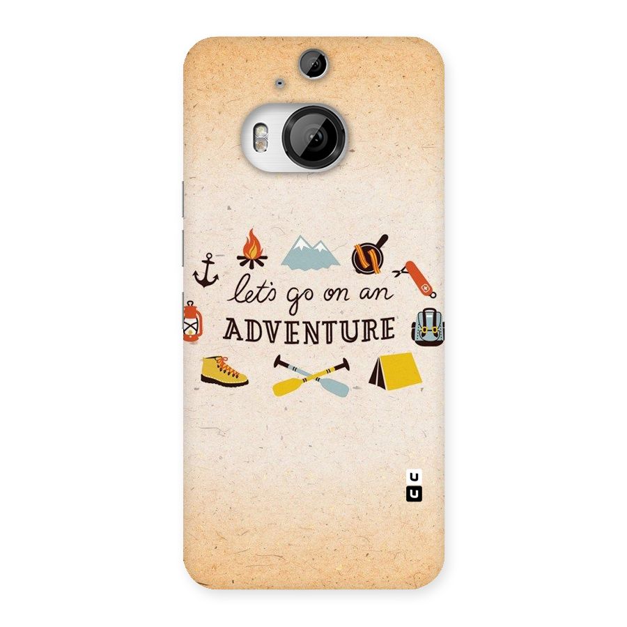 Lets Adventure Life Back Case for HTC One M9 Plus