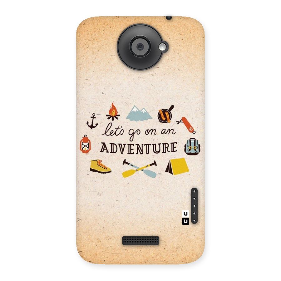 Lets Adventure Life Back Case for HTC One X