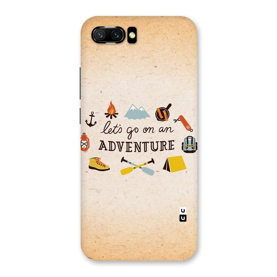 Lets Adventure Life Back Case for Honor 10