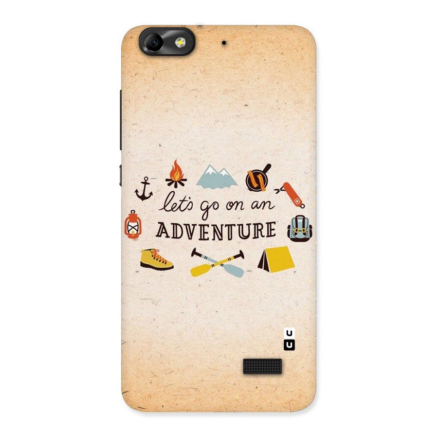 Lets Adventure Life Back Case for Honor 4C