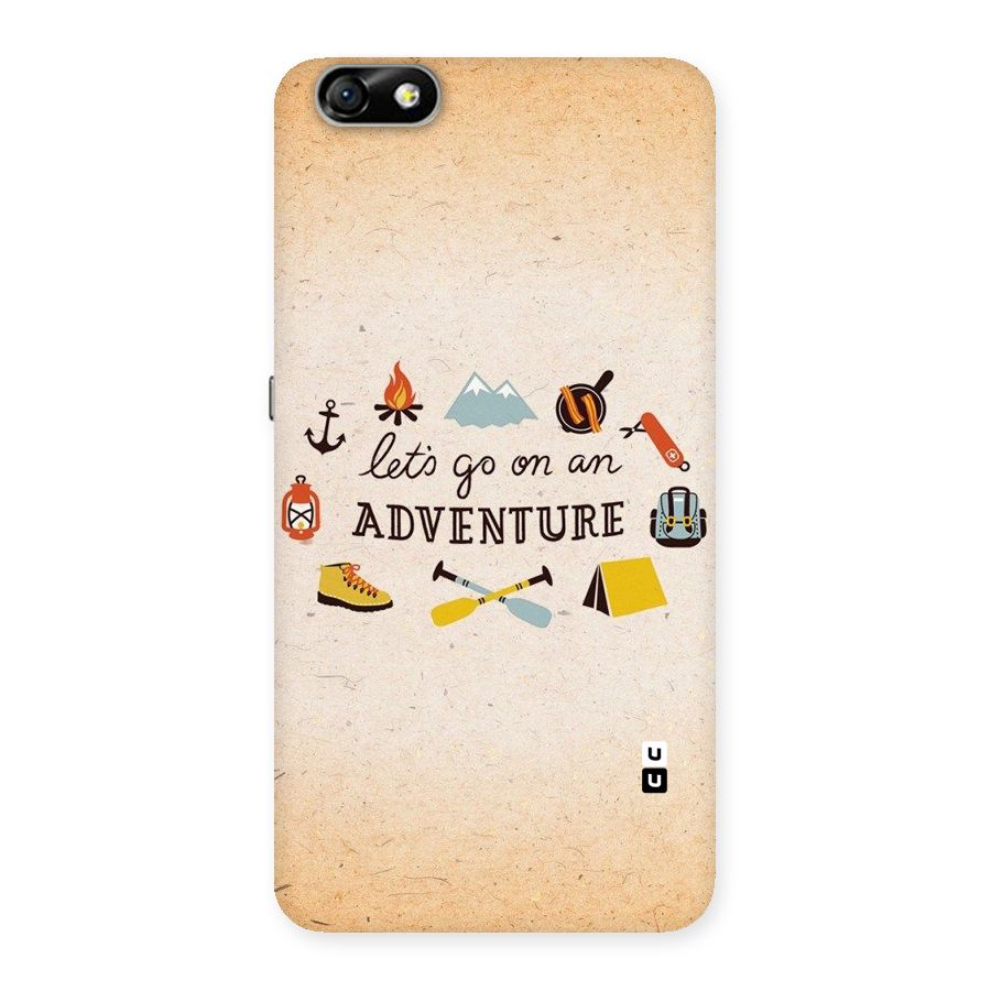 Lets Adventure Life Back Case for Honor 4X