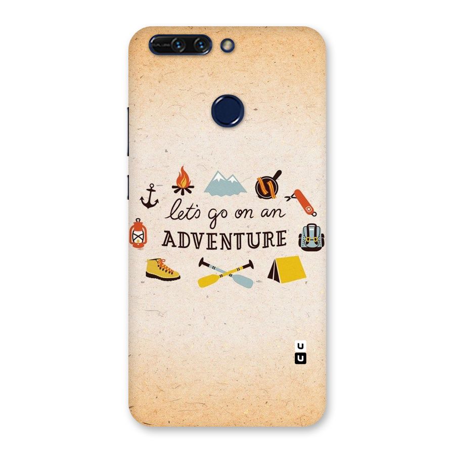 Lets Adventure Life Back Case for Honor 8 Pro