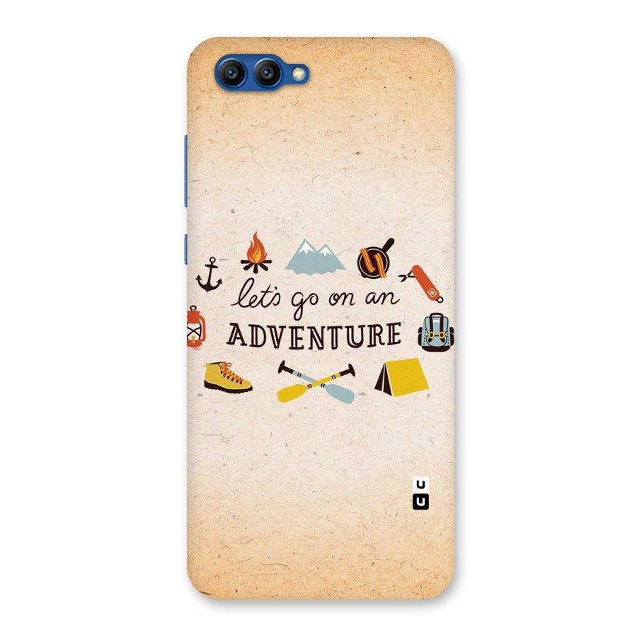 Lets Adventure Life Back Case for Honor View 10