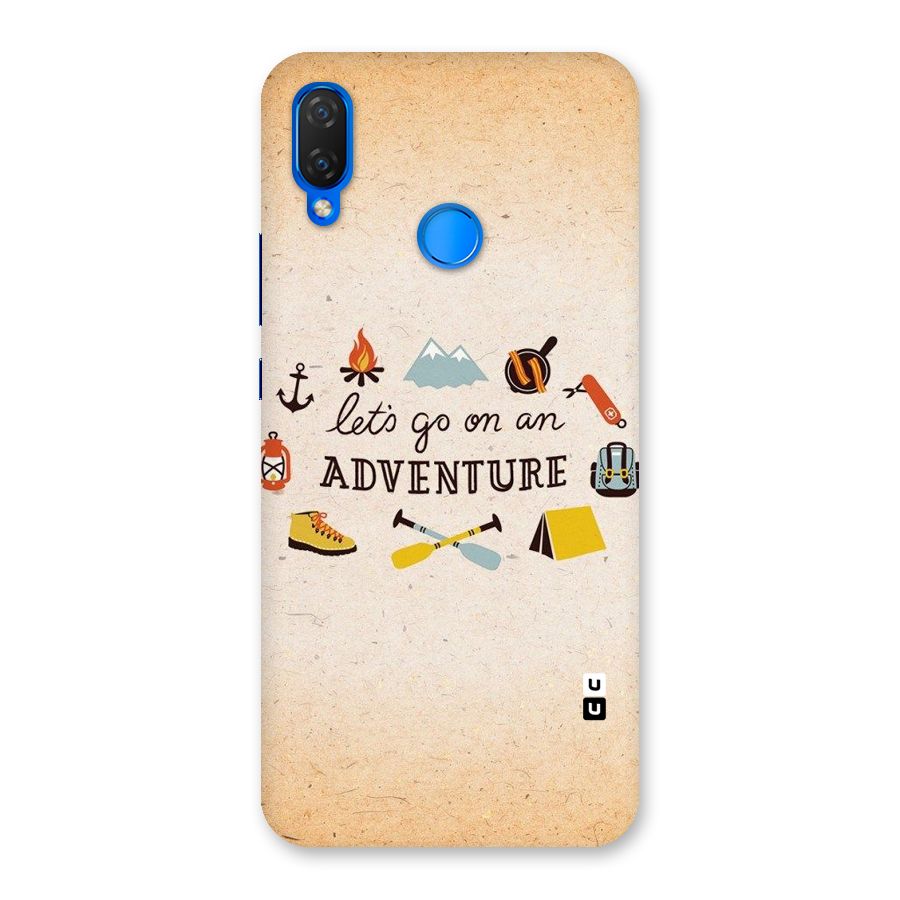 Lets Adventure Life Back Case for Huawei P Smart+