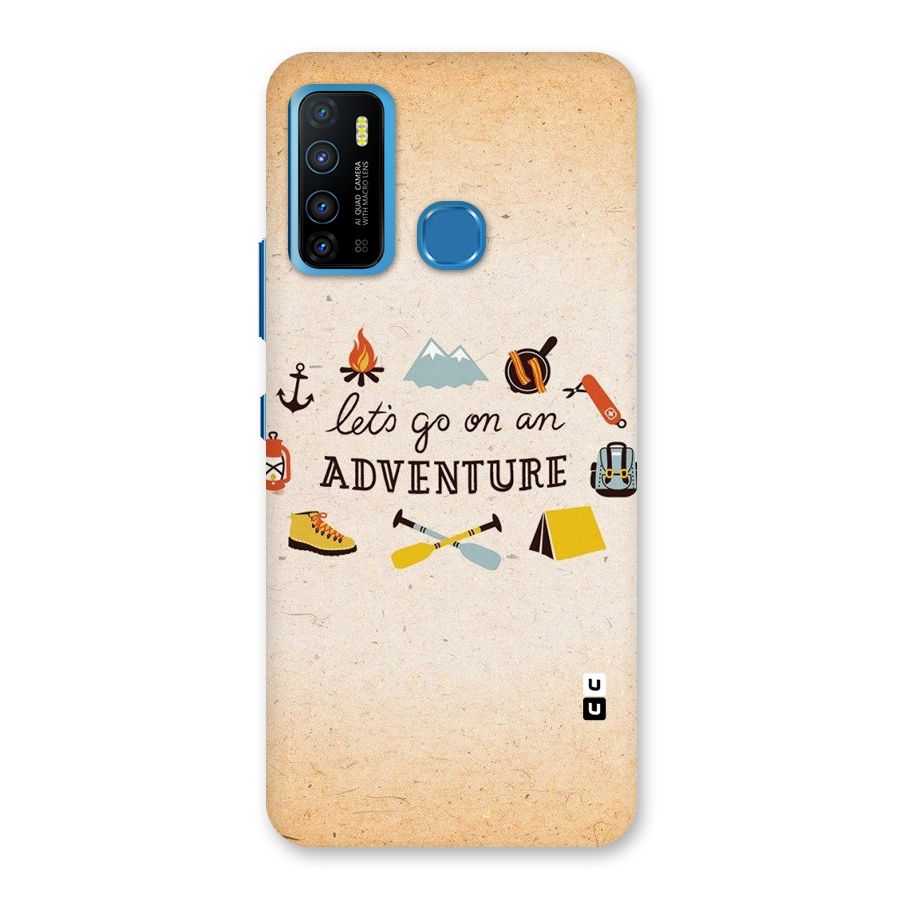 Lets Adventure Life Back Case for Infinix Hot 9