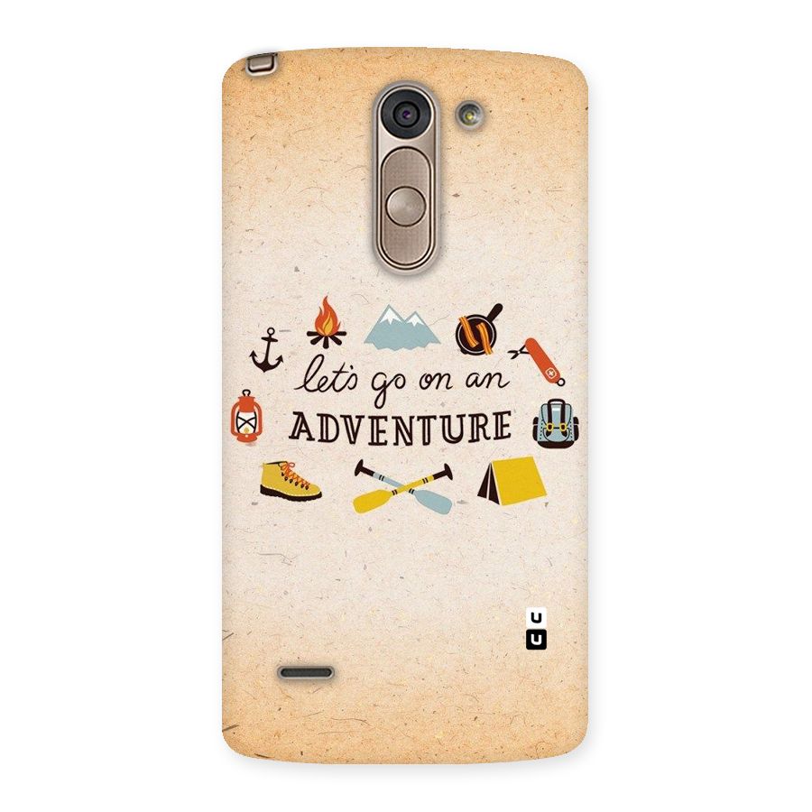Lets Adventure Life Back Case for LG G3 Stylus