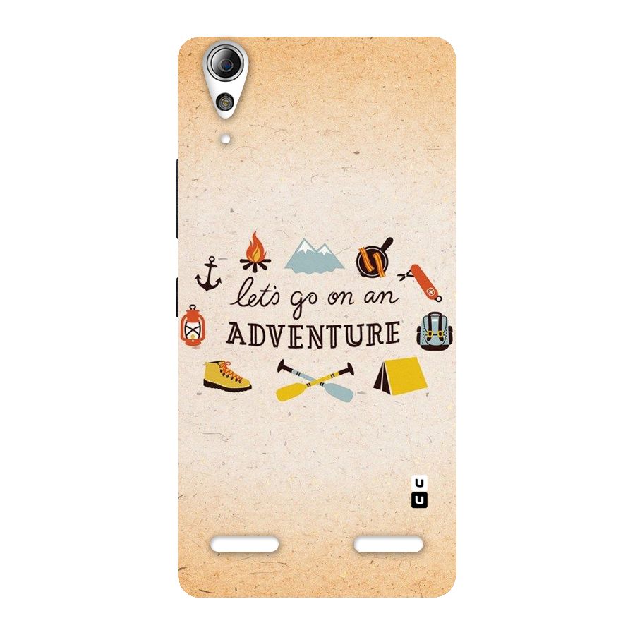 Lets Adventure Life Back Case for Lenovo A6000 Plus