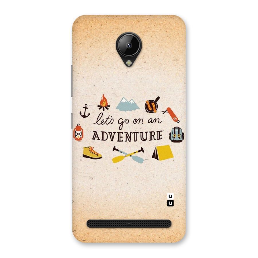 Lets Adventure Life Back Case for Lenovo C2