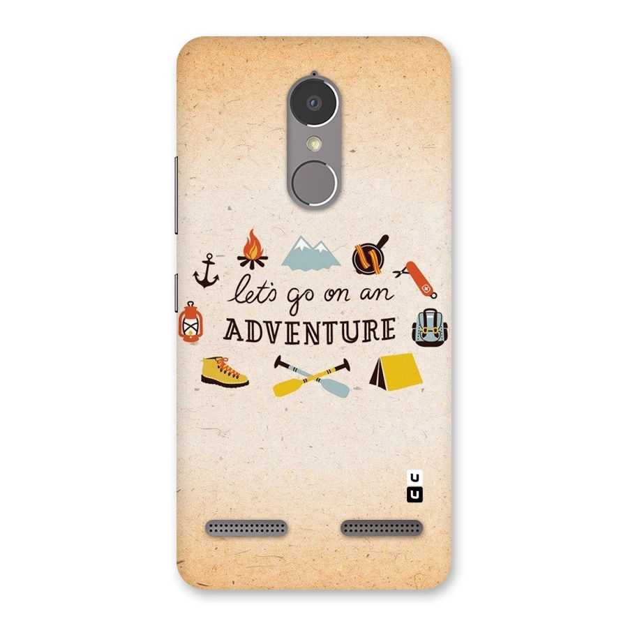 Lets Adventure Life Back Case for Lenovo K6