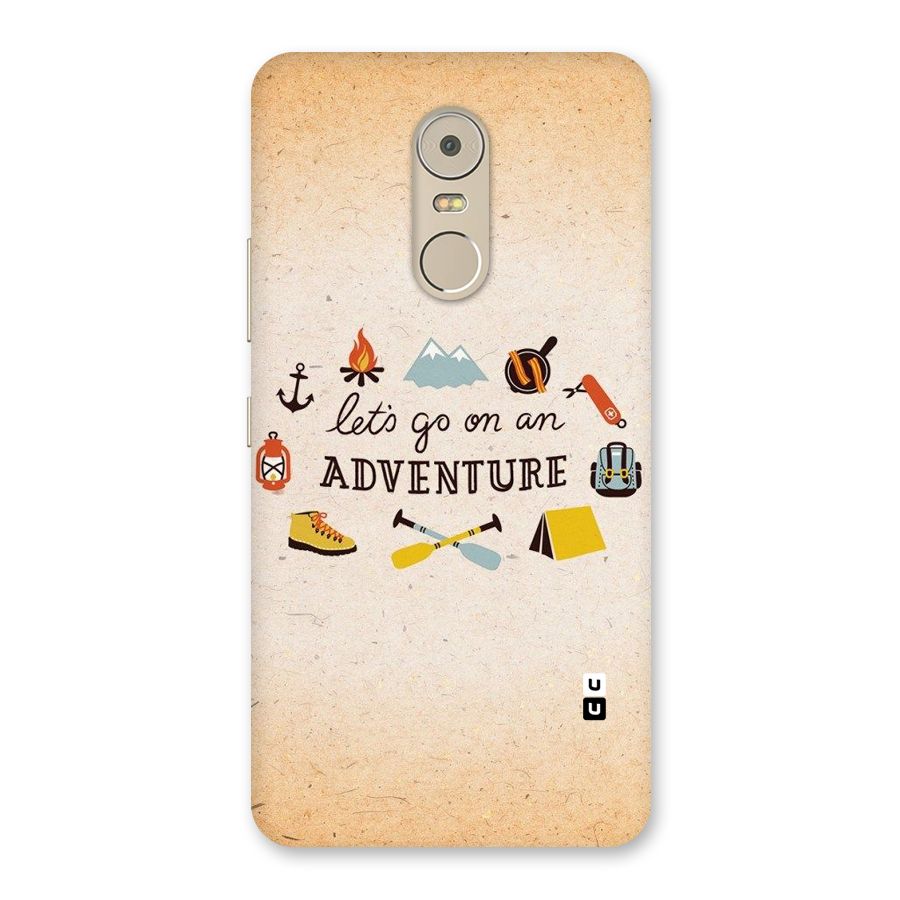 Lets Adventure Life Back Case for Lenovo K6 Note