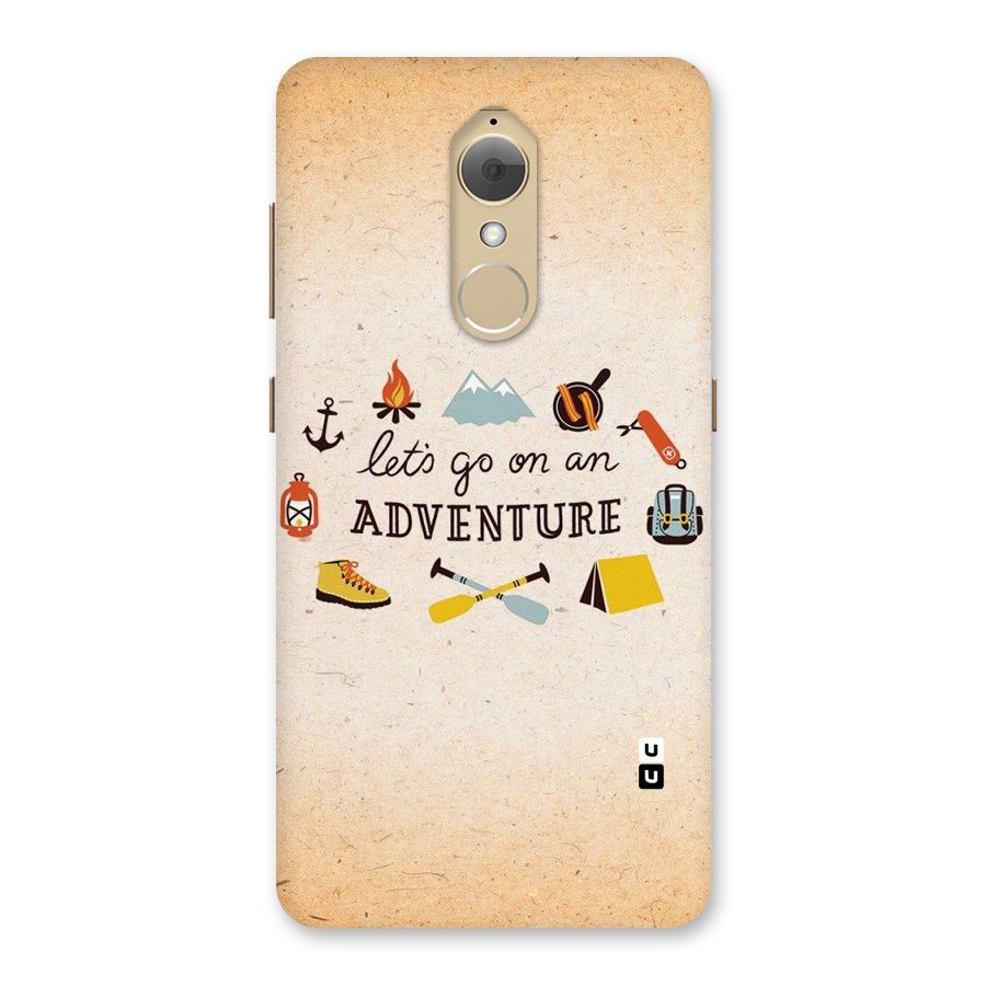 Lets Adventure Life Back Case for Lenovo K8