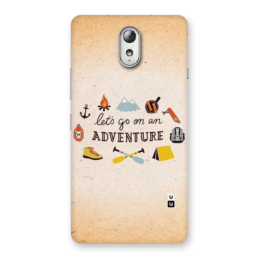 Lets Adventure Life Back Case for Lenovo Vibe P1M