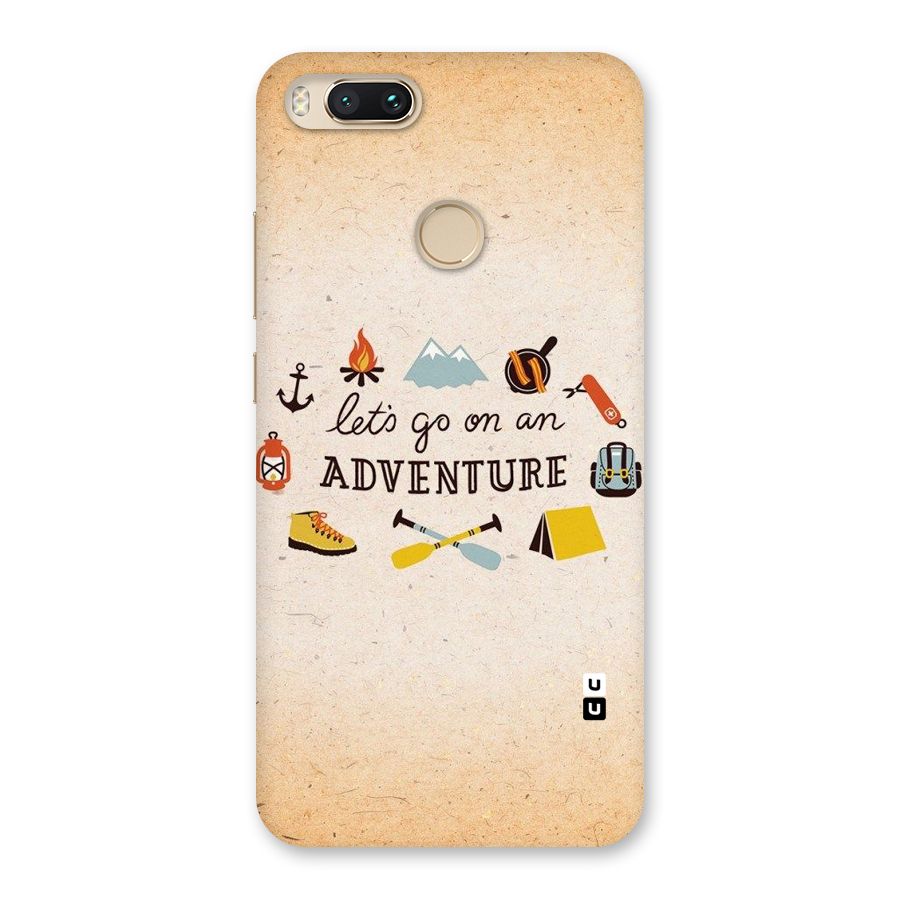 Lets Adventure Life Back Case for Mi A1