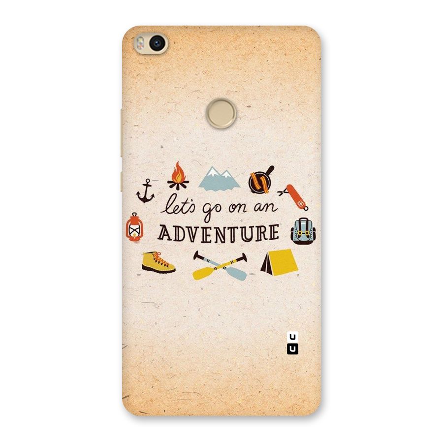 Lets Adventure Life Back Case for Mi Max 2