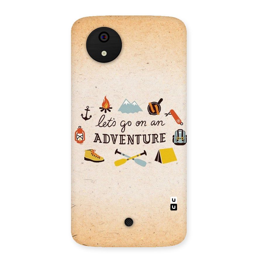 Lets Adventure Life Back Case for Micromax Canvas A1