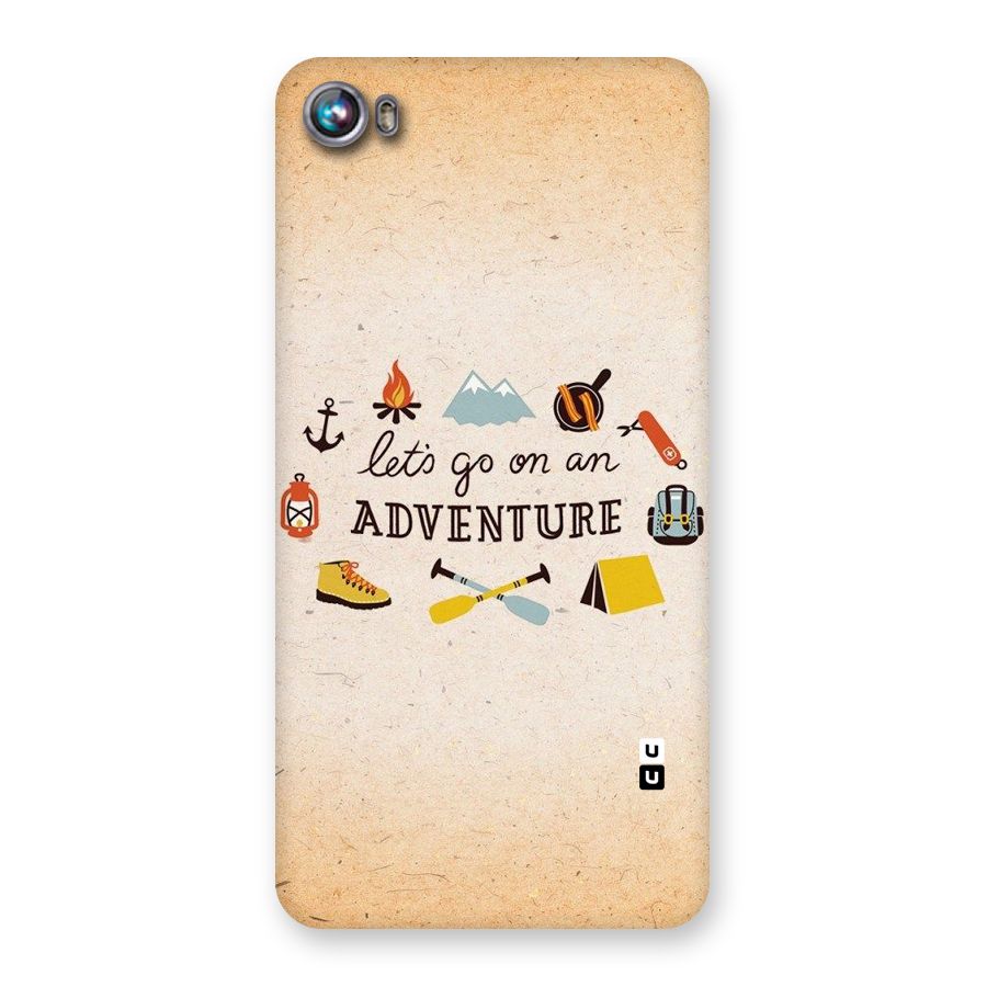 Lets Adventure Life Back Case for Micromax Canvas Fire 4 A107