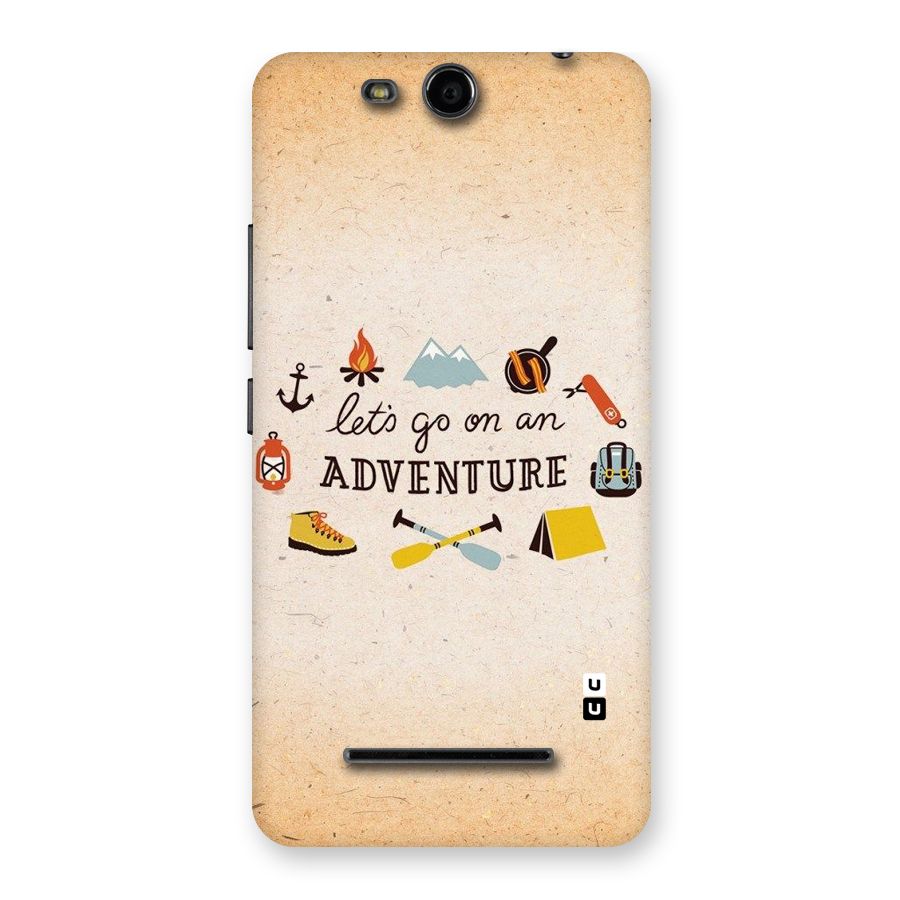 Lets Adventure Life Back Case for Micromax Canvas Juice 3 Q392