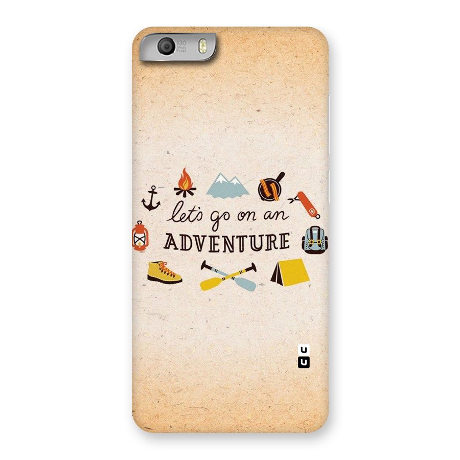 Lets Adventure Life Back Case for Micromax Canvas Knight 2