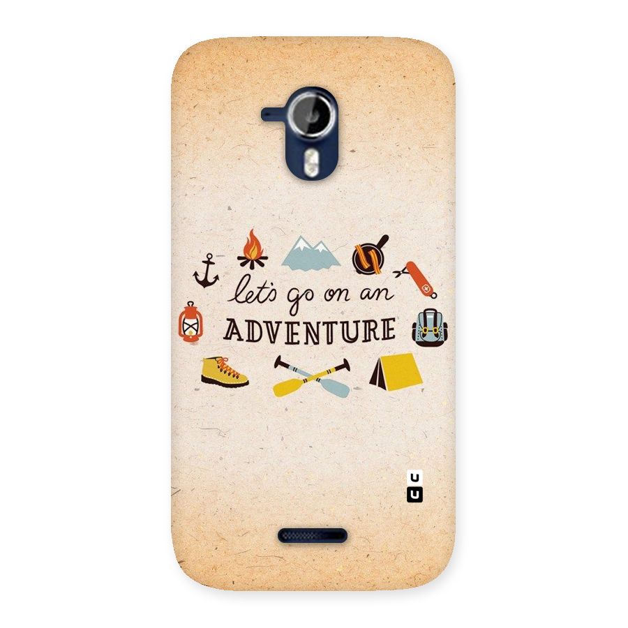 Lets Adventure Life Back Case for Micromax Canvas Magnus A117