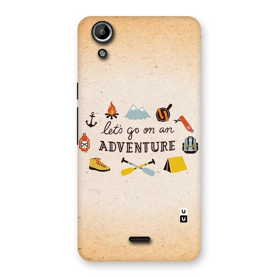 Lets Adventure Life Back Case for Micromax Canvas Selfie Lens Q345