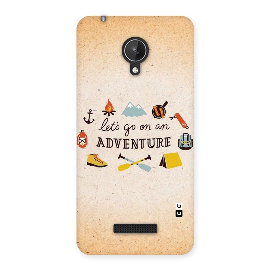 Lets Adventure Life Back Case for Micromax Canvas Spark Q380