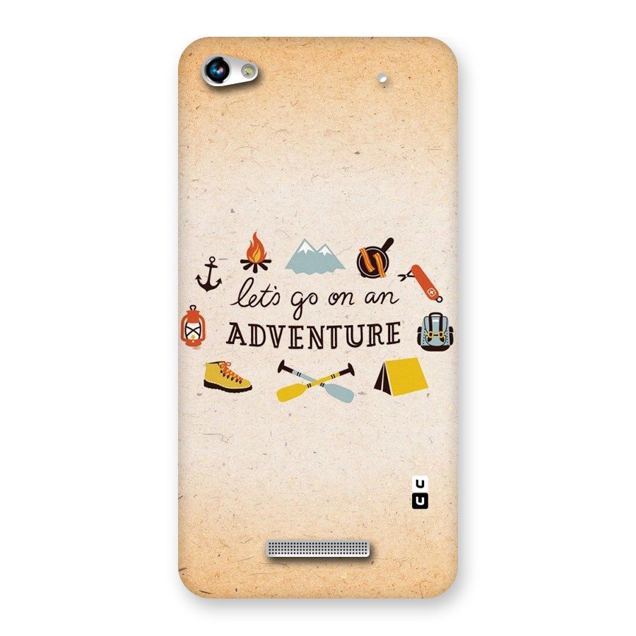 Lets Adventure Life Back Case for Micromax Hue 2