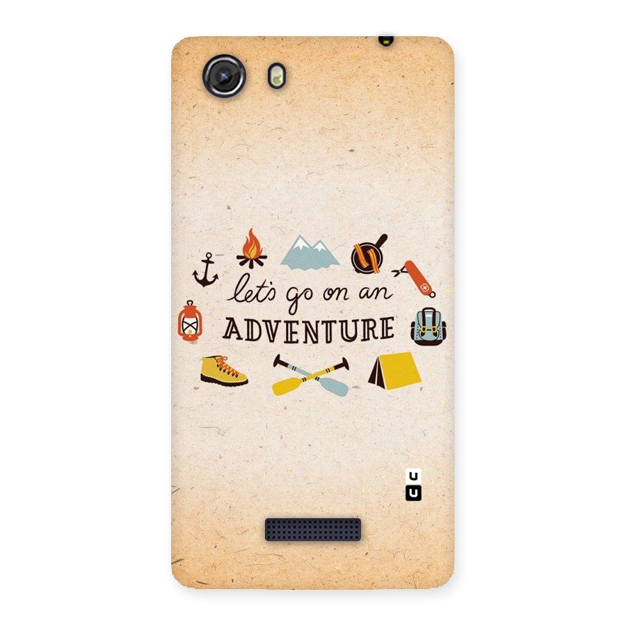 Lets Adventure Life Back Case for Micromax Unite 3