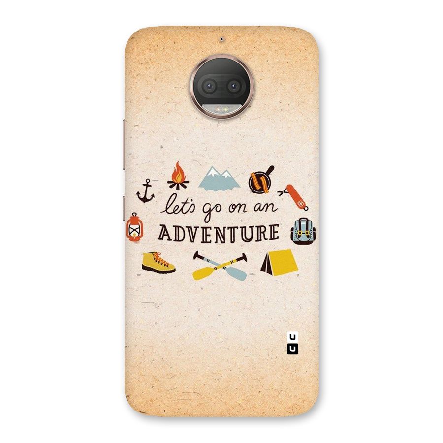 Lets Adventure Life Back Case for Moto G5s Plus